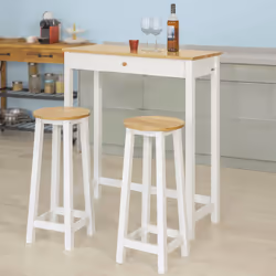 SoBuy FWT50-WN ensemble de meuble de salle à manger et de cuisine