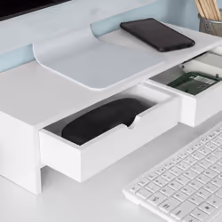 SoBuy BBF02-W support d'écran plat pour bureau - Vue supplémentaire 4