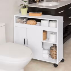 SoBuy BZR02-W armoire de rangement de salle de bain