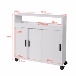 SoBuy BZR02-W armoire de rangement de salle de bain - Vue supplémentaire 4