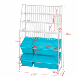 SoBuy KMB07-B armoire de rangement pour enfant Coffre - Vue supplémentaire 4