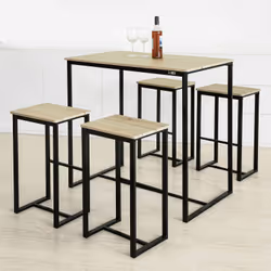 SoBuy OGT15-N ensemble de meuble de salle à manger et de cuisine