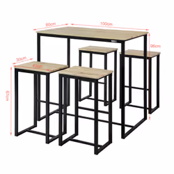 SoBuy OGT15-N ensemble de meuble de salle à manger et de cuisine
