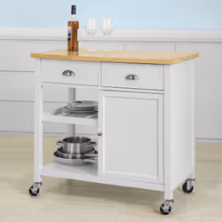 SoBuy FKW62-WN Chariot de transport d'aliments