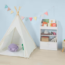 SoBuy KMB11-W armoire de rangement pour enfant Coffre