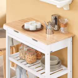 SoBuy FKW68-WN Chariot de transport d'aliments - Vue supplémentaire 4
