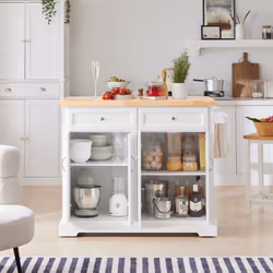 SoBuy FKW71-WN Chariot de transport d'aliments