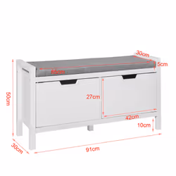 SoBuy FSR63-W Organisateur pour chaussures Ouvert - Vue supplémentaire 5
