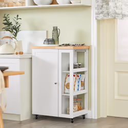 SoBuy FKW75-WN Chariot de transport d'aliments - Vue supplémentaire 2