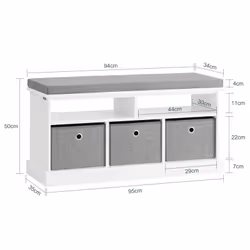 SoBuy FSR67-HG Organisateur pour chaussures Ouvert