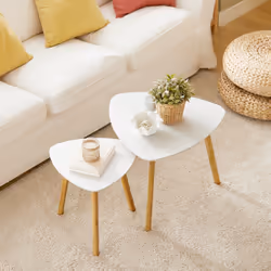 SoBuy FBT74-W Table à café, latérale et de salon - Vue supplémentaire 4