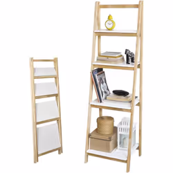 Description générale La bibliothèque SoBuy FRG162-N est une étagère pliable au style échelle, offrant une solution de rangeme ...