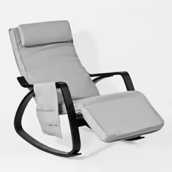 Description générale Un fauteuil à bascule avec repose-pieds, idéal pour le salon, la chambre ou le bureau. Conçu pour offrir ...