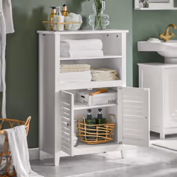 SoBuy BZR13-W armoire de rangement de salle de bain