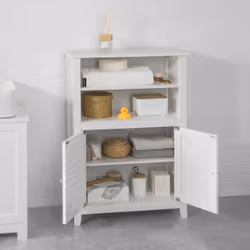 SoBuy BZR13-W armoire de rangement de salle de bain - Vue supplémentaire 9