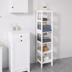 SoBuy BZR14-W Armoire de rangement de salle à manger