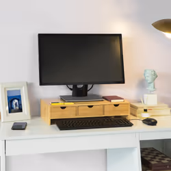 SoBuy BBF03-N support d'écran plat pour bureau