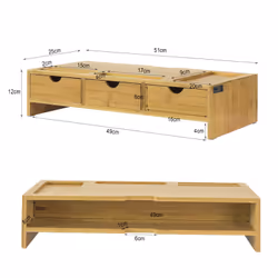 SoBuy BBF03-N support d'écran plat pour bureau - Vue supplémentaire 4