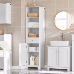SoBuy BZR17-W Armoire de rangement de salle à manger