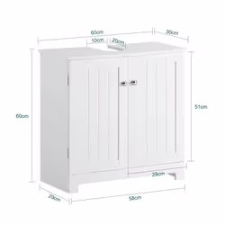 SoBuy BZR18-W coiffeuse et ensemble de coiffeuses pour chambre à coucher - Vue supplémentaire 4
