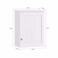 SoBuy BZR19-W Armoire de rangement de salle à manger - Vue supplémentaire 4