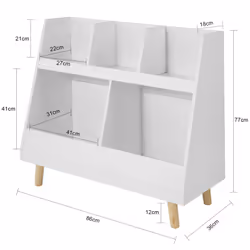 SoBuy KMB19-W armoire de rangement pour enfant Coffre - Vue supplémentaire 4