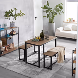 SoBuy OGT25-N ensemble de meuble de salle à manger et de cuisine