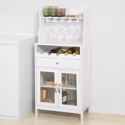 SoBuy FSB24-W Chariot de transport d'aliments