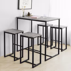 SoBuy OGT15-HG ensemble de meuble de salle à manger et de cuisine