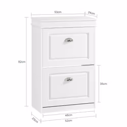 SoBuy FSR78-W Organisateur pour chaussures Ouvert