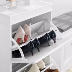 SoBuy FSR78-W Organisateur pour chaussures Ouvert - Vue supplémentaire 8