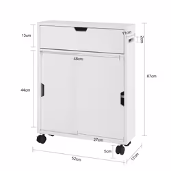 SoBuy BZR31-W armoire de rangement de salle de bain