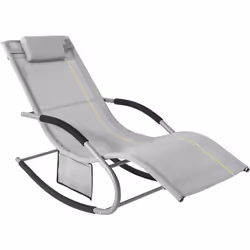 Extérieur ou/et Intérieur ! Idéal pour Jardin, Camping, balcon, bureau, salle de séjour, plage, etc. Ce fauteuil relax est do ...