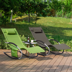 SoBuy OGS28-GR Fauteuil à bascule et planche pour enfant - Vue supplémentaire 7