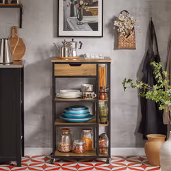 SoBuy FKW99-N Chariot de transport d'aliments