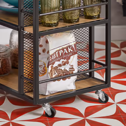 SoBuy FKW99-N Chariot de transport d'aliments - Vue supplémentaire 7