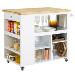 SoBuy FKW97-WN Chariot de transport d'aliments