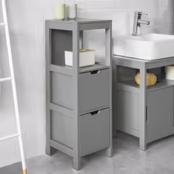 SoBuy FRG127-SG armoire de rangement de salle de bain