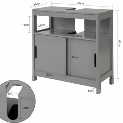 SoBuy FRG128-SG coiffeuse et ensemble de coiffeuses pour chambre à coucher - Vue supplémentaire 4
