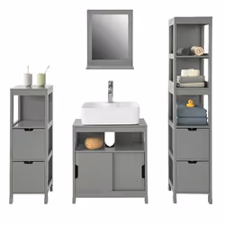 SoBuy FRG128-SG coiffeuse et ensemble de coiffeuses pour chambre à coucher - Vue supplémentaire 8