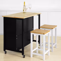 SoBuy FKW74-SCH Chariot de transport d'aliments - Vue supplémentaire 4