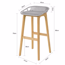 SoBuy FST77-HG Tabouret de bar