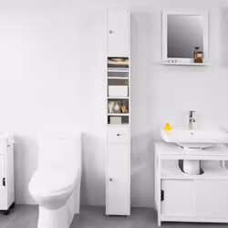 SoBuy BZR34-W Armoire de rangement de salle à manger