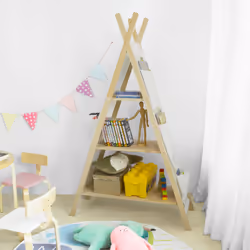 SoBuy KMB30-WN armoire de rangement pour enfant Coffre