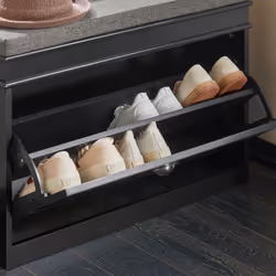 SoBuy FSR82-L-SCH Banc à Chaussures Ouvert avec Coussin 75 cm Blanc - Vue supplémentaire 9
