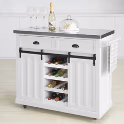 SoBuy FKW94-W Chariot de transport d'aliments