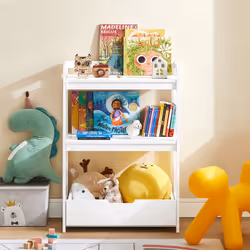 SoBuy KMB31-W armoire de rangement pour enfant Coffre