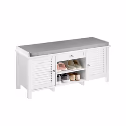 SoBuy FSR83-W, Ouvert, Panneau de fibres à densité moyenne, 1070 mm, 500 mm, 350 mm, Allemagne