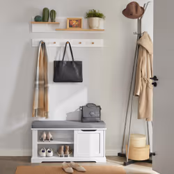 SoBuy FSR84-W Organisateur pour chaussures Ouvert