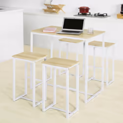 SoBuy OGT15-WN ensemble de meuble de salle à manger et de cuisine